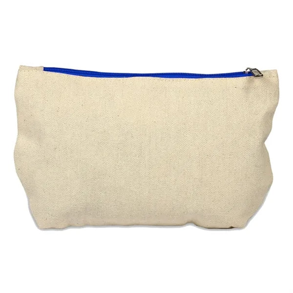 Canvas Travel Kit/Makeup Bag (9.75 x 6)