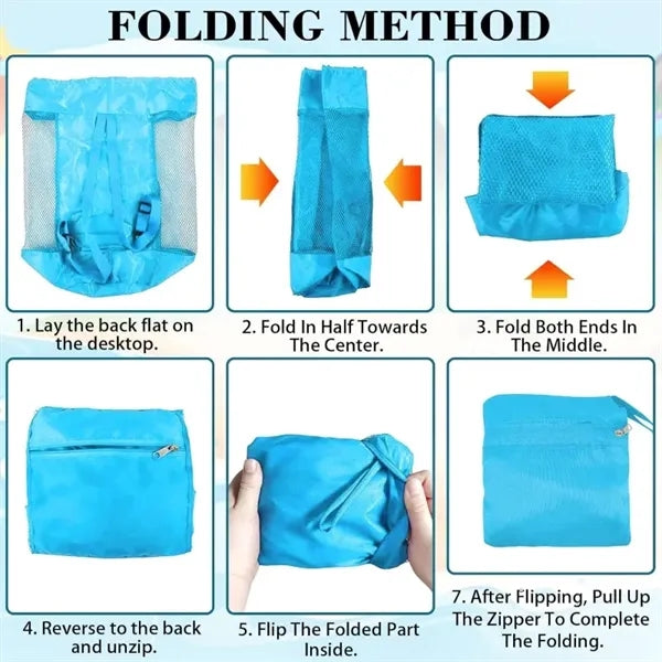 Drawstring Beach Backpack