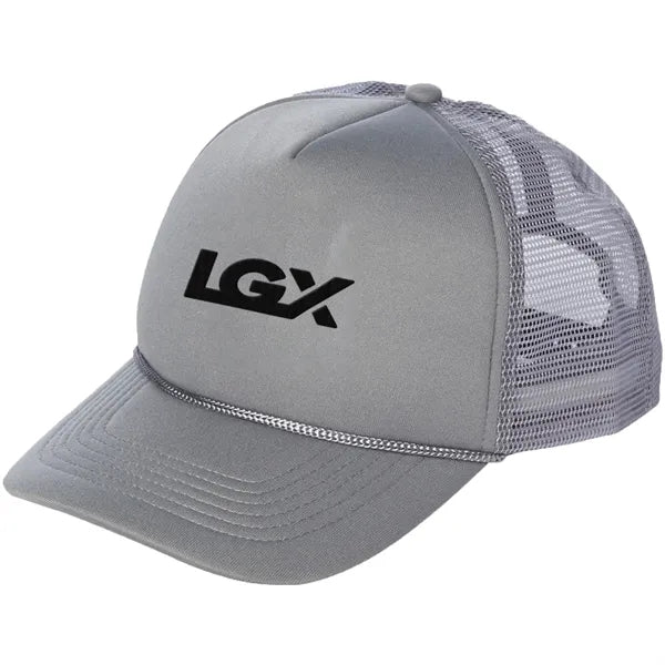 Rope-Accent 5-Panel Adjustable Trucker Cap