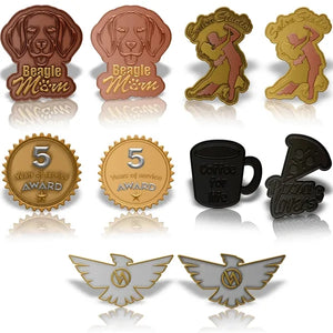 Zinc Alloy Lapel Pin with Dual Plating