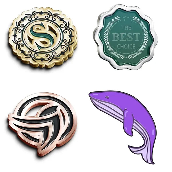Hard Enamel Solid Zinc Alloy Lapel Pin