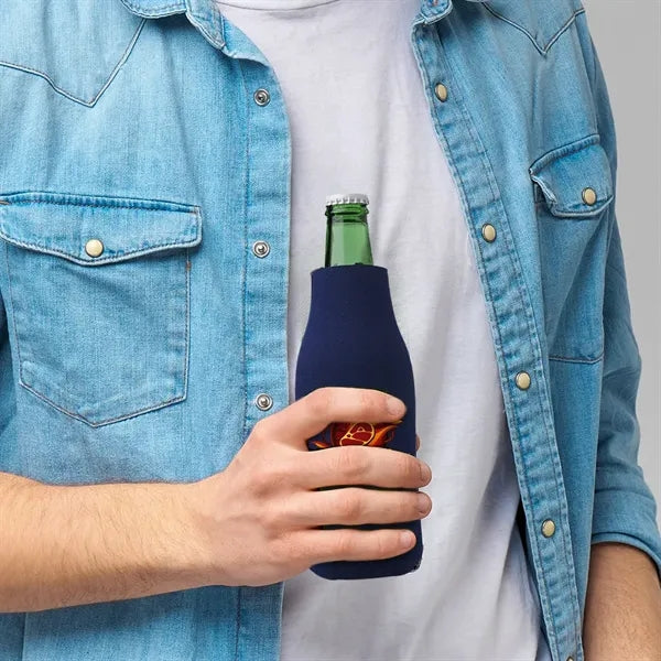Zipper Beer Bottle Insulator