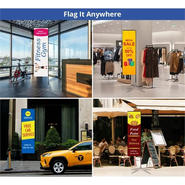 L Flags - Double Sided Package (32.5" x 167")