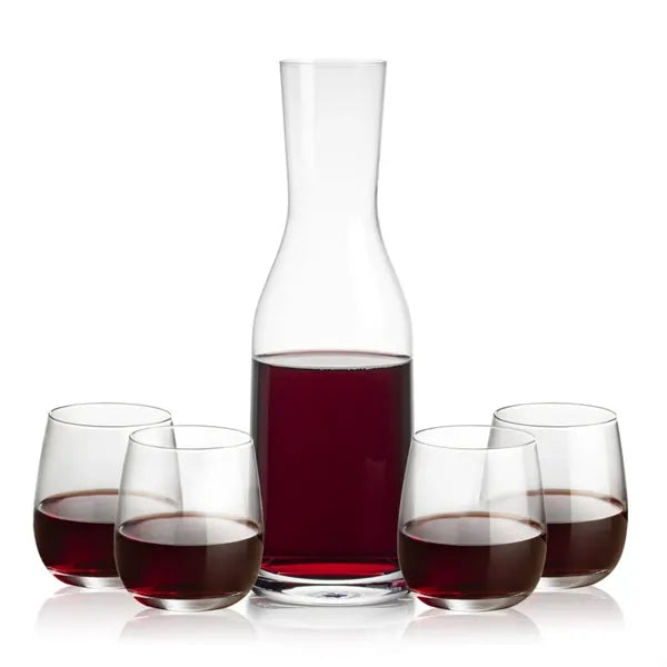 Caldmore Carafe & Crestview Stemless Wine