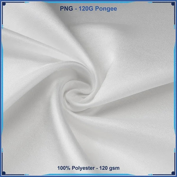 Sublimation Pongee Full-Button Shirt - Men, Women, Kids
