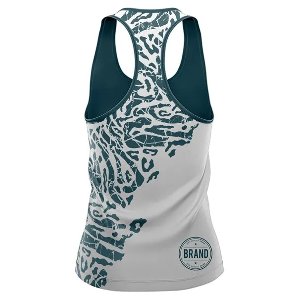 Women's Sublimation Racerback Tank Top - 150G Interlock