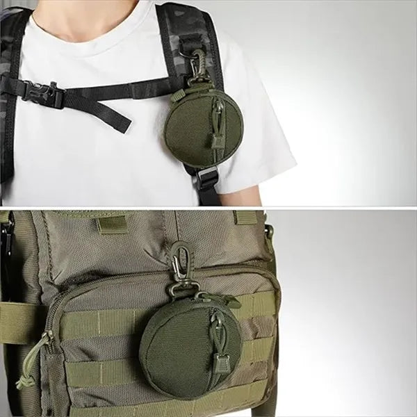 Tactical EDC Pouch Coin Purchase Keychain Card Holder