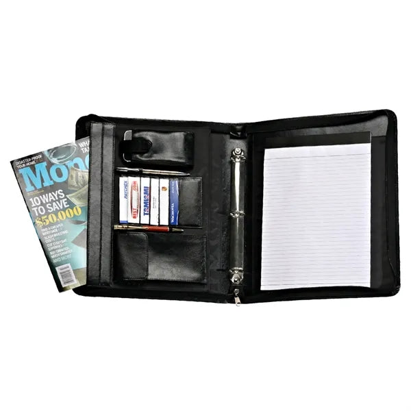 Deluxe 3-Ring Zippered Portfolios