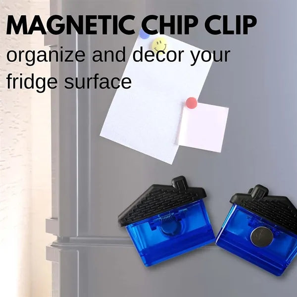 School office supplies house shape magnetic chip clip