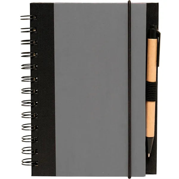 5" x 7" in Eco Friendly Spiral Notebook with Pen
