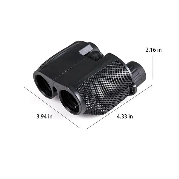 Shockproof 25mm Compact BAK4 Wide View Binoculars