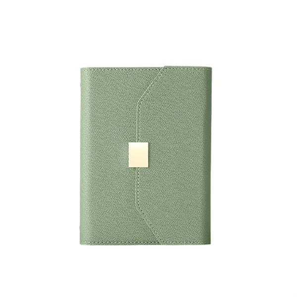 Magnetic Closure PU Leather Notebook with Storage Function
