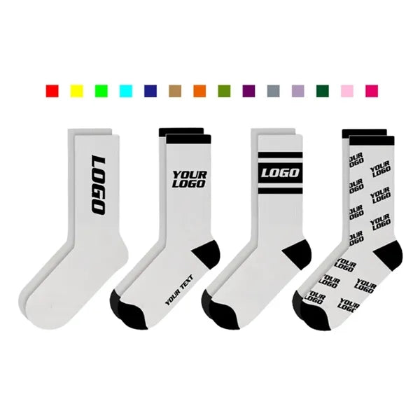 Stretch Fit Mesh Ventilation Arch Support Custom Socks