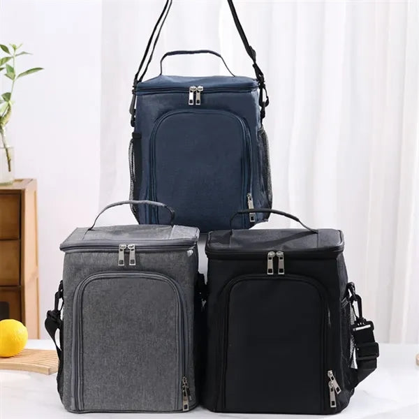 Portable work picnic outdoor insulated lunch cooler bag