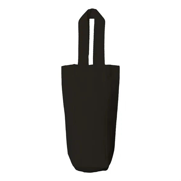 Canvas Single Bottle Wine Tote ( 3"W X 10.5"H X 3" )