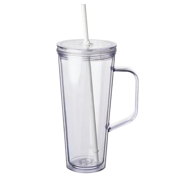 Plastic Tumbler with Handle 24 oz.