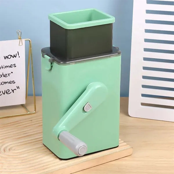 Kitchen gadget manual vegetable chopper rotary cheese grater