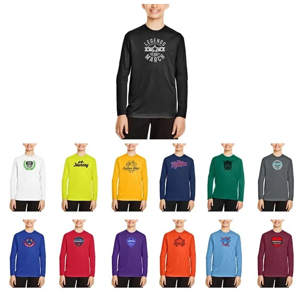 Team 365 Youth Performance Long Sleeve Shirts