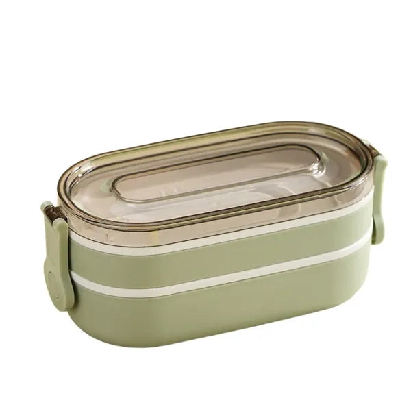 3-Layer Leakproof Secure Buckles Lunch Box Utensil Included