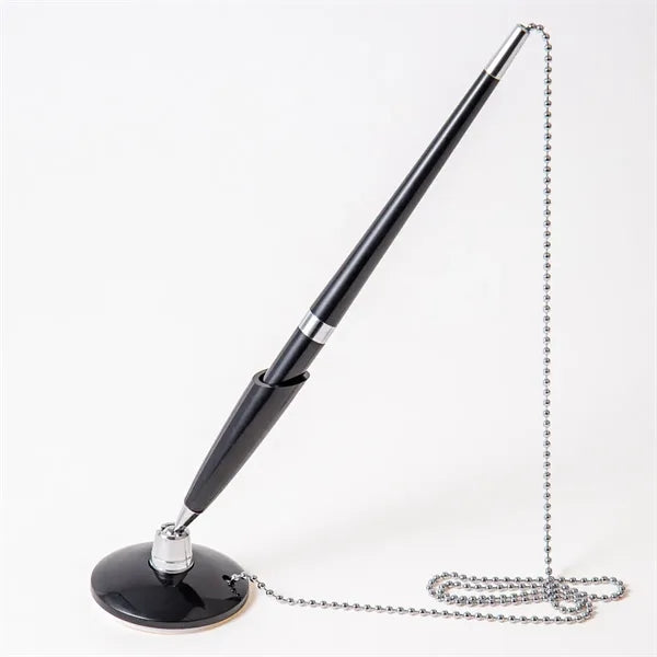 360 Rotatable Standing Ballpoint Pen with Anti-Lost Chain