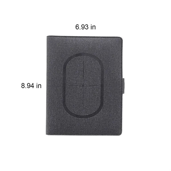 Creative Wireless Charging Power Bank Notebook Journal
