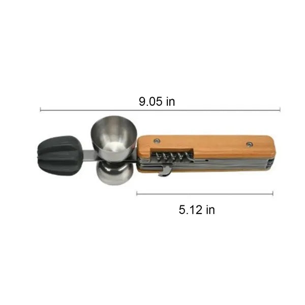 10-in-1 Foldable Practical Stainless Steel Bartender Tool