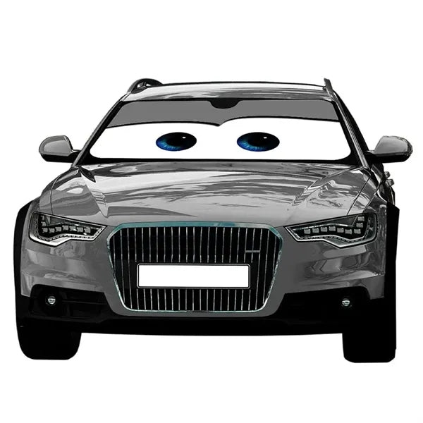 Cartoon Eyes Car Windshield Sunshade