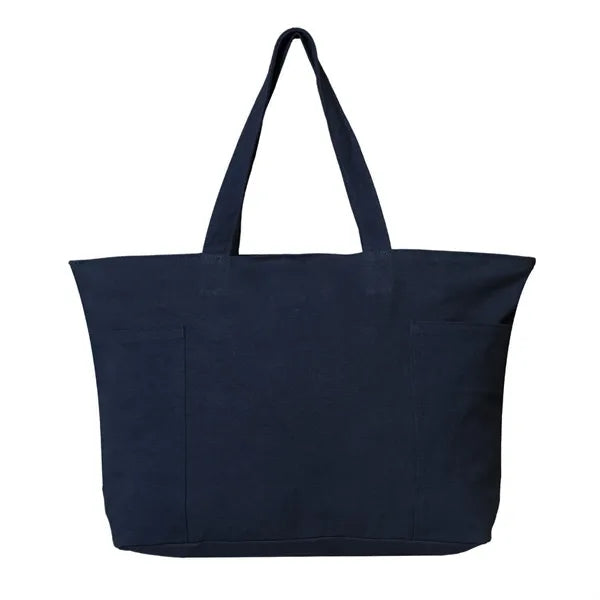 Custom Stone Washed Tote ( 21.6"W x 13"H x 5.9"D )