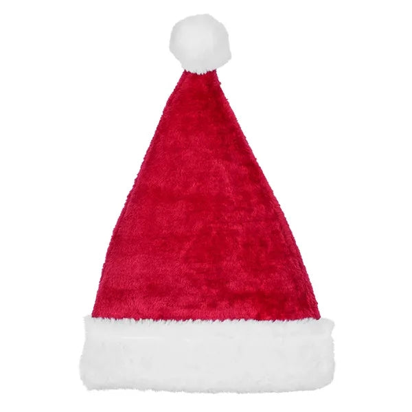 Holiday Christmas Plush Santa Hat