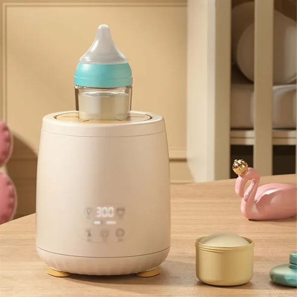 Baby essentials formula mixer bottle warmer with light