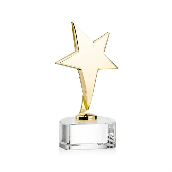 Tuscany Gold Star on Paragon Base - Clear