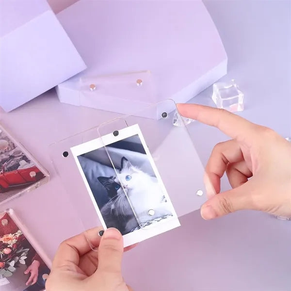 Clear Magnetic Acrylic Photo Frame