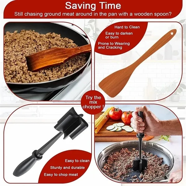 Multifunctional Heat Resistant 5-Blade Ground Meat Chopper