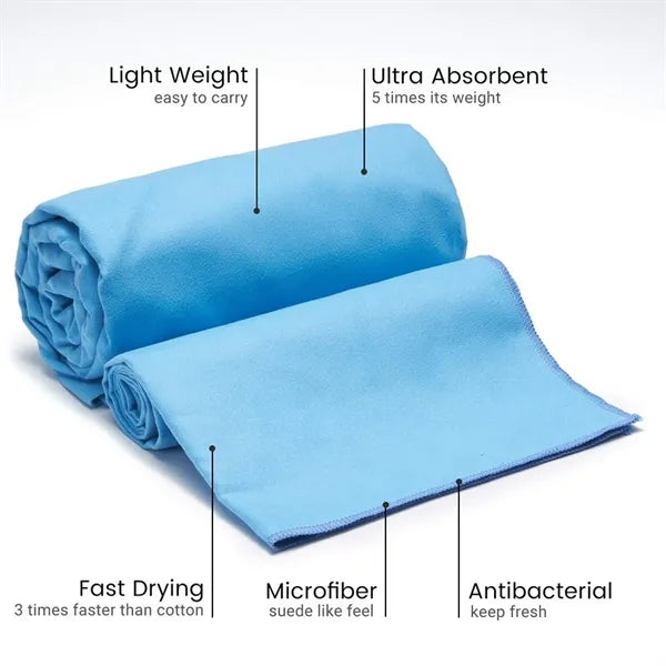 Single Color Screen Print Quick Dry Towel