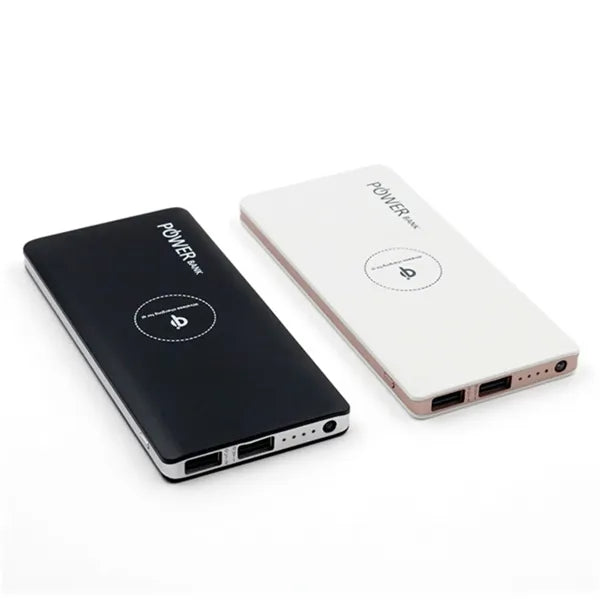 10000 mAh Power Bank & wireless charger w/ Phone Stand