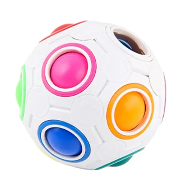 Rainbow 3D Puzzle Ball Stress Relief Cognitive Training Toy