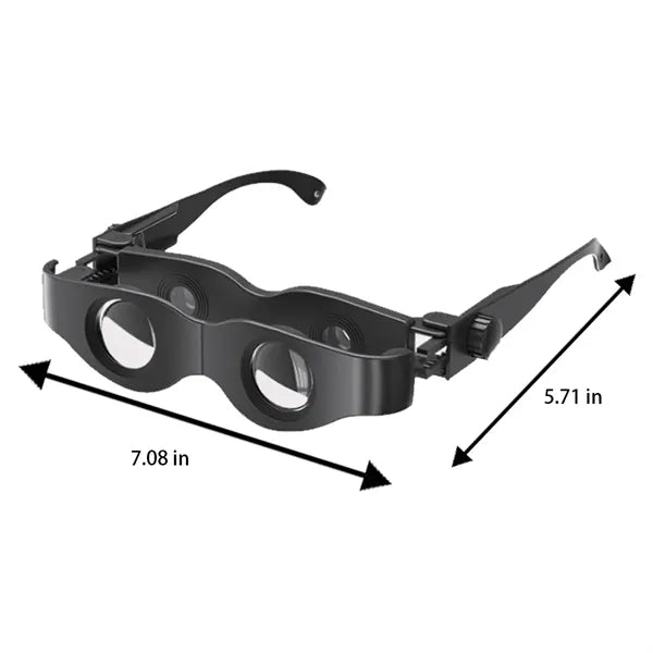 Hands-Free Anti-Leak 500 Diopter Fishing Binocular Glasses