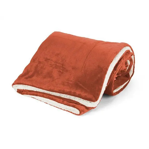 Mink Sherpa Solid Blanket