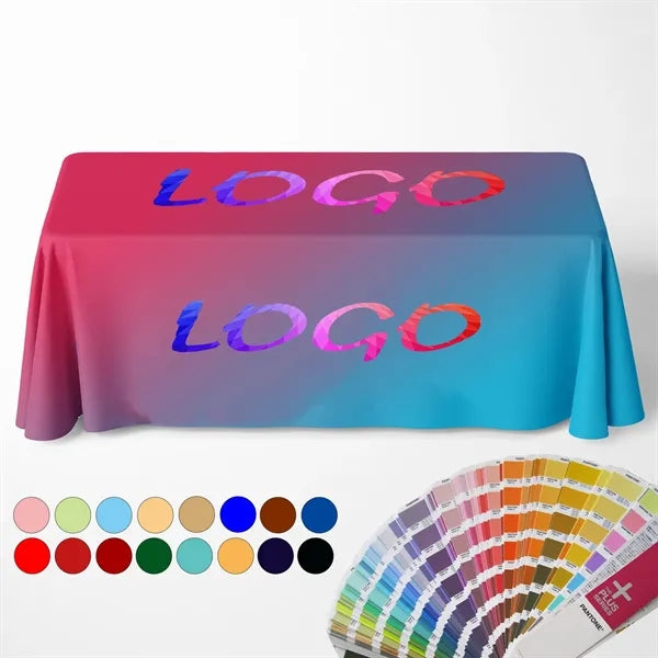 6 Foot Stretch Table Cover Full Color Dye Sublimation