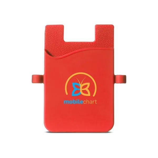 Silicone Smartphone Pocket with Earbud Loops