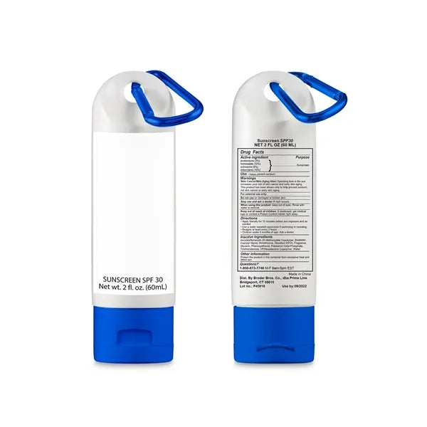 Sunscreen With Carabiner 2 oz.