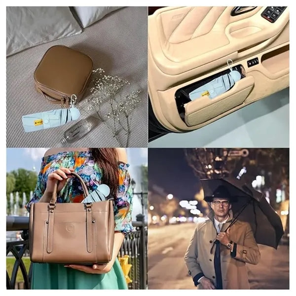 Mini Travel Umbrella Purse with Case
