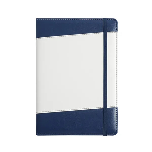 A5 Faux Bamboo Notebook with Elastic Band