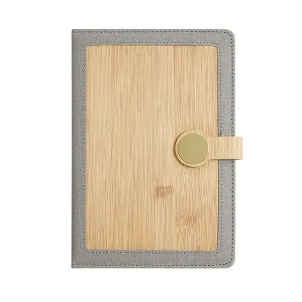 A5 Faux Bamboo Finish Notebook