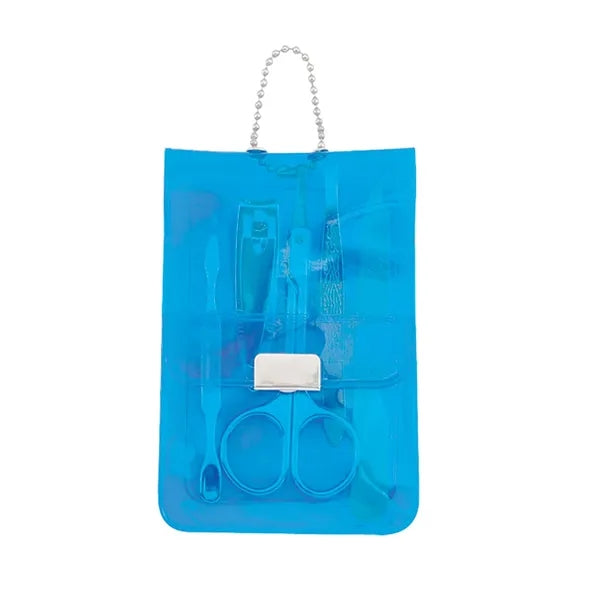 Translucent Five-Piece Manicure Pouch