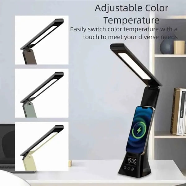 Multifunction Desk Lamp with Wireless Charger