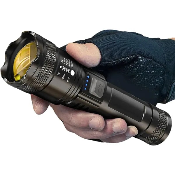 Waterproof Rechargeable LED Torch Light Wear Resistant