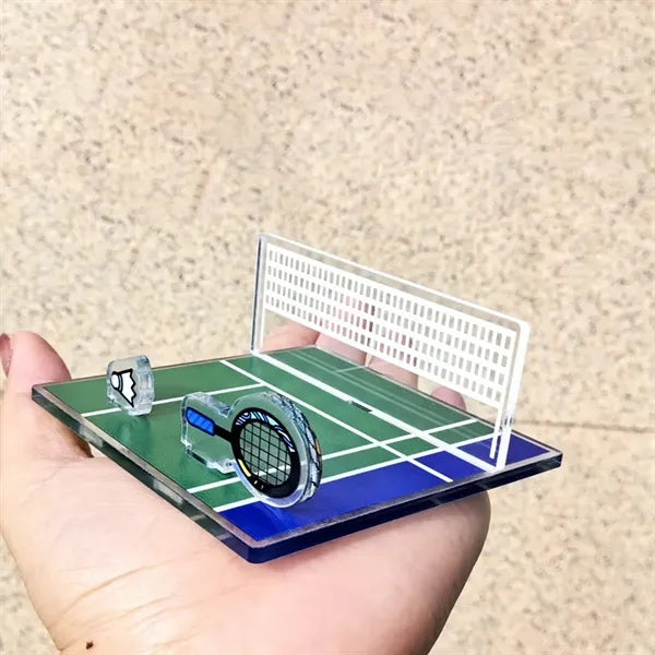 Acrylic Sports Phone Stand - Badminton Tennis Table Tennis
