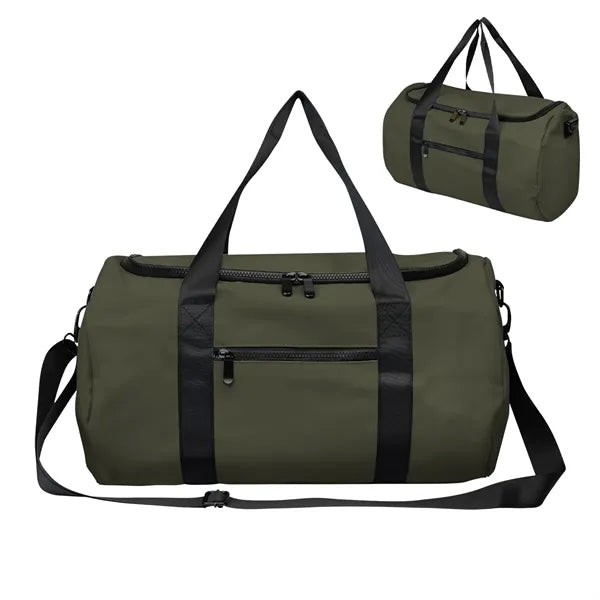 Hudson Recycled Leatherette Duffel Bag