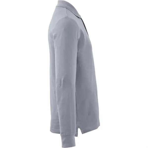 PALO Long Sleeve 100% Cotton Pique Polo - Men's